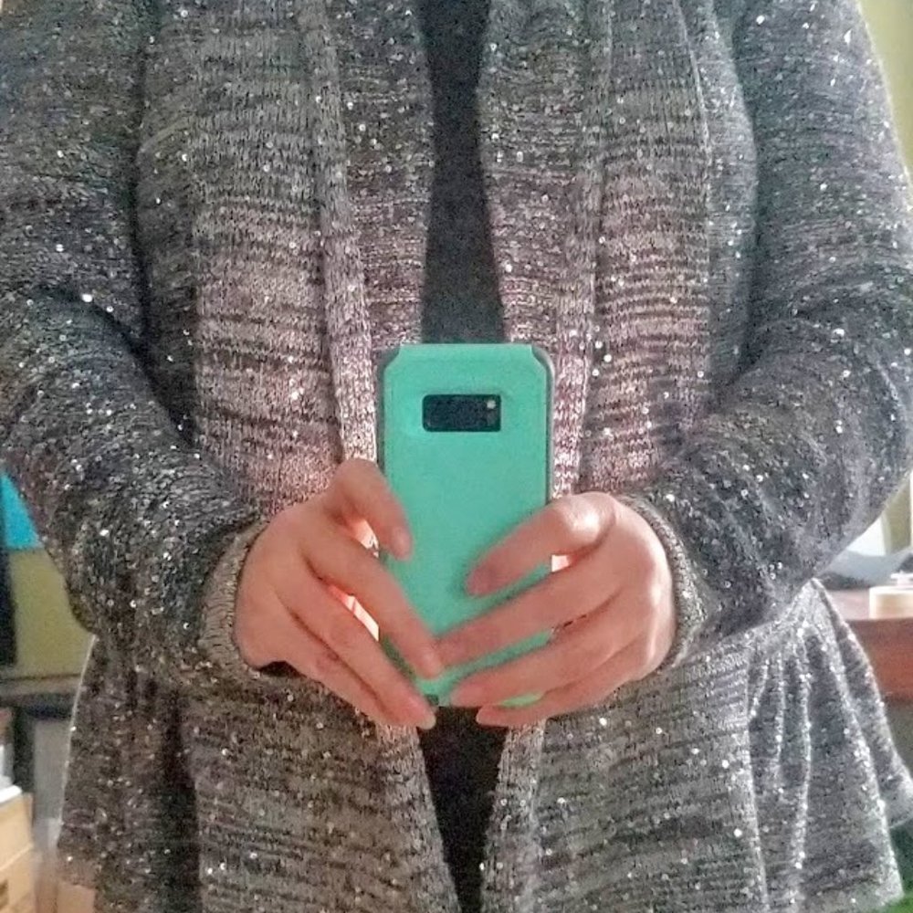 Sweater Laura Ashley XL Sparkles!